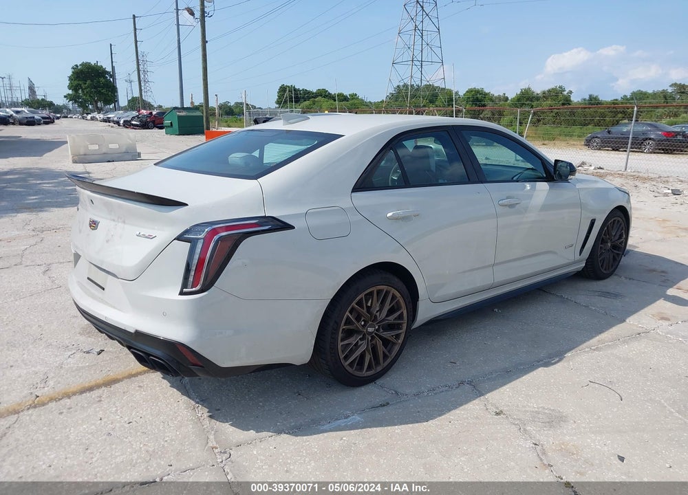 2022 CADILLAC CT4-V V-SERIES BLACKWING VIN: 1G6D75RP2N0410416