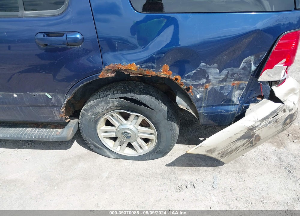 2005 MERCURY MOUNTAINEER VIN: 4M2ZU86E55UJ06354