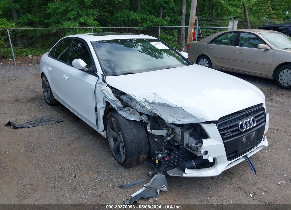 2011 AUDI A4 2.0T PREMIUM VIN: WAUFFAFL2BN052667