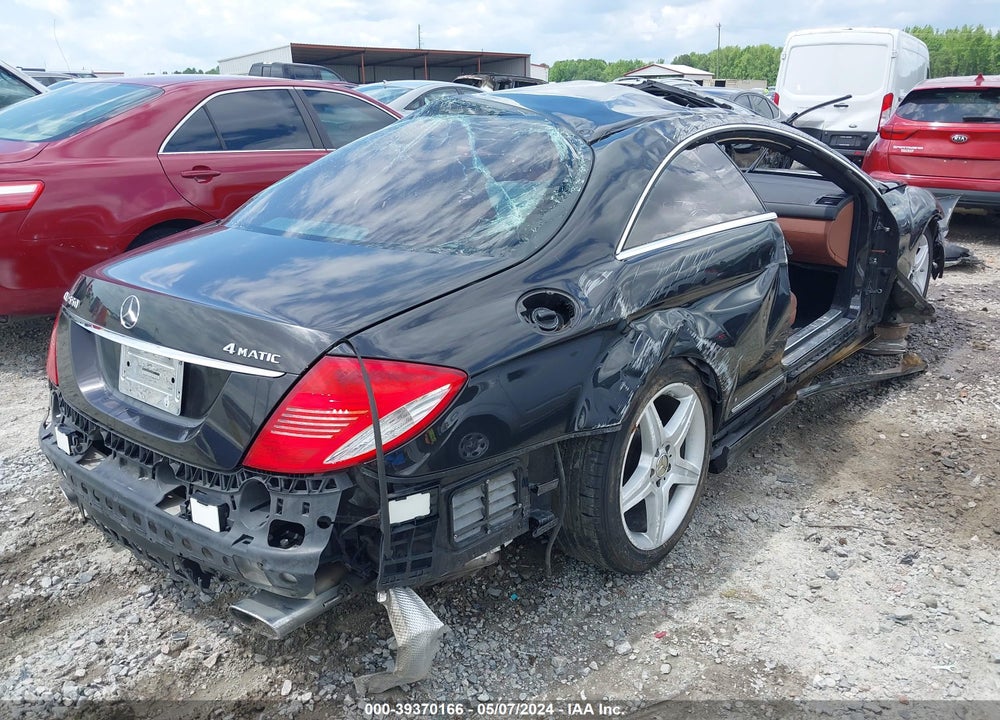 2010 MERCEDES-BENZ CL 550 4MATIC VIN: WDDEJ8GB4AA024988