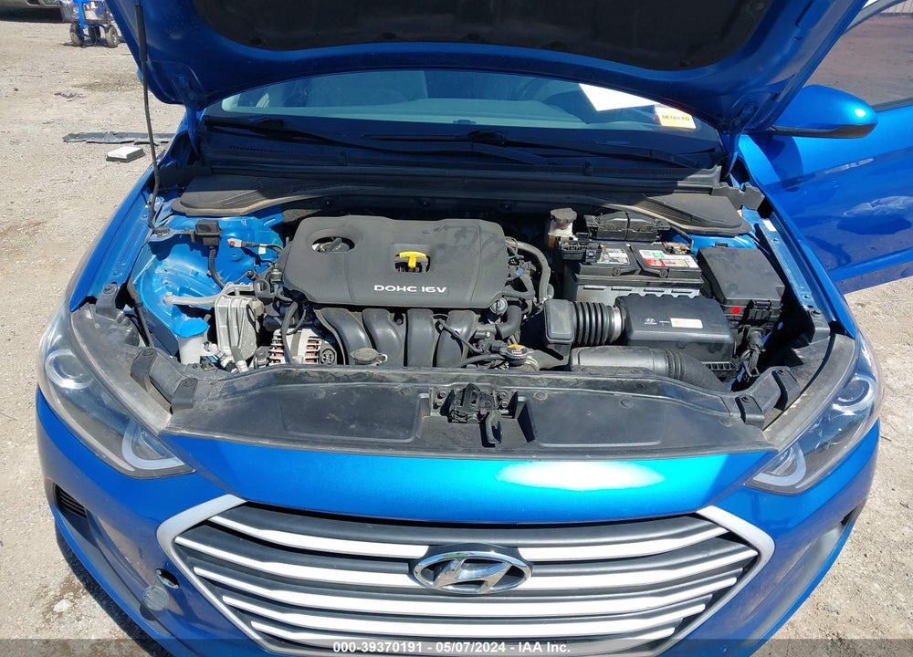 2018 HYUNDAI ELANTRA SEL VIN: KMHD84LF0JU451002