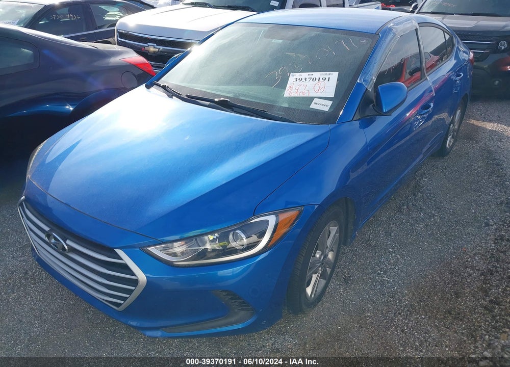 2018 HYUNDAI ELANTRA SEL VIN: KMHD84LF0JU451002