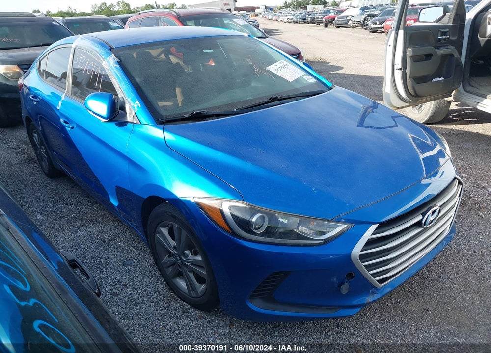 2018 HYUNDAI ELANTRA SEL VIN: KMHD84LF0JU451002
