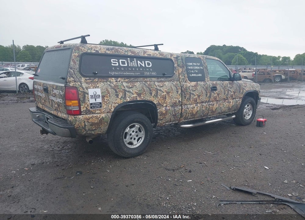 2001 CHEVROLET SILVERADO 1500 LS VIN: 1GCEK19T51Z121560