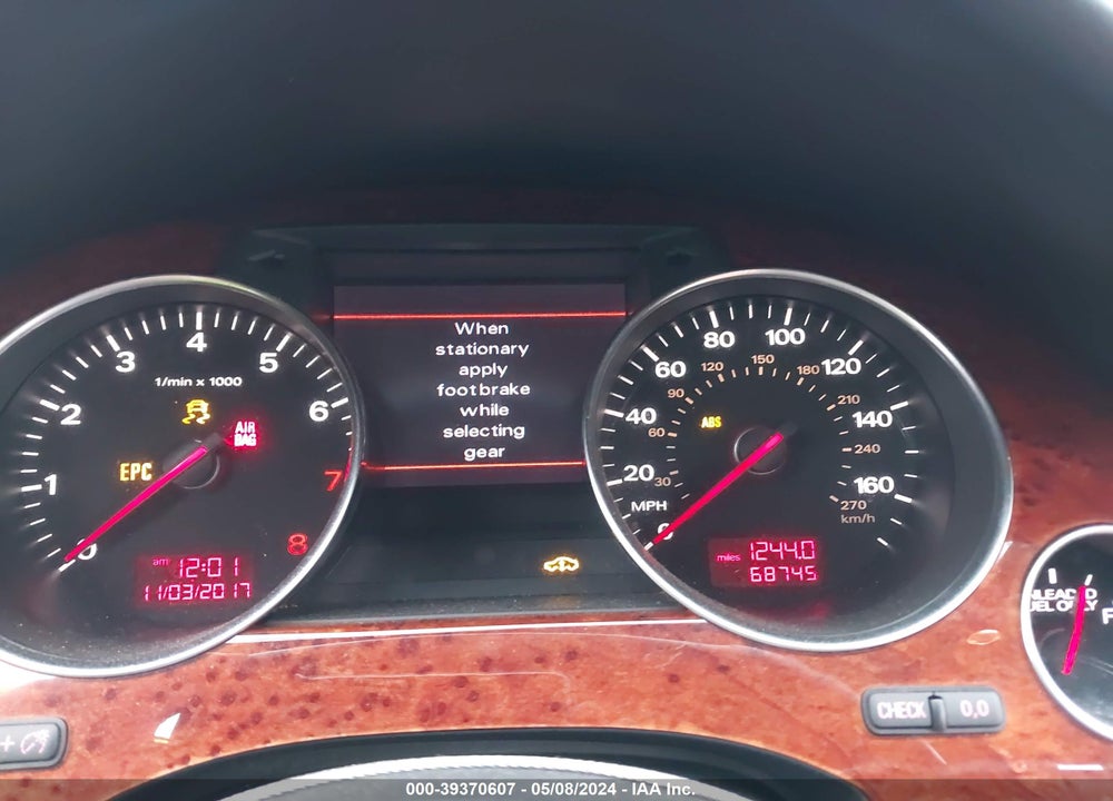 2007 AUDI A8 4.2 VIN: WAULV44E87N021295