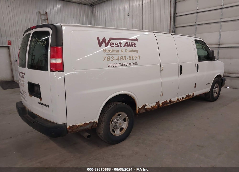 2004 CHEVROLET EXPRESS VIN: 1GCHG39U541107762