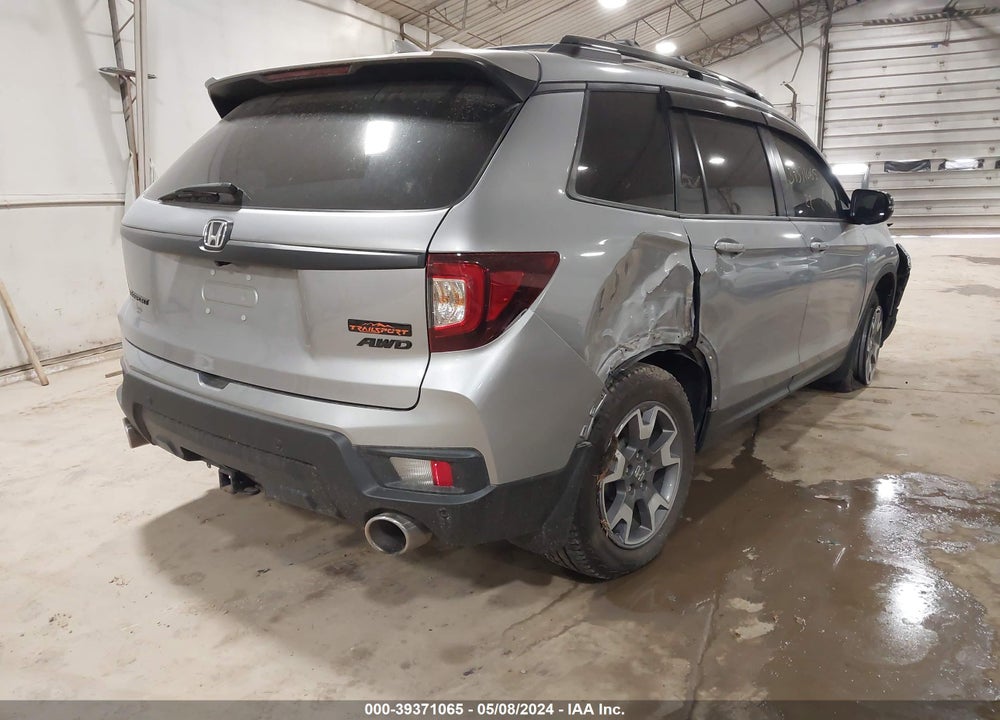 2022 HONDA PASSPORT AWD TRAILSPORT VIN: 5FNYF8H68NB024046