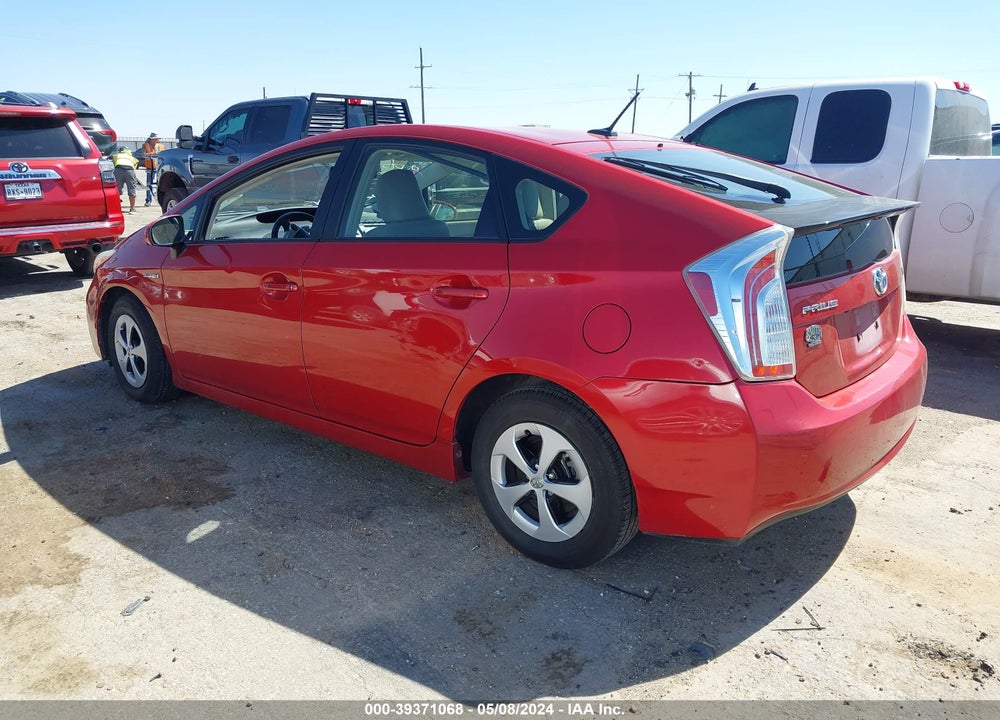 2013 TOYOTA PRIUS FOUR VIN: JTDKN3DU3D0353539