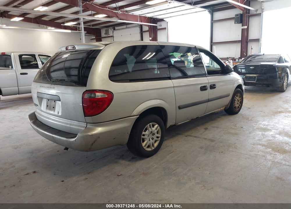 2005 DODGE GRAND CARAVAN SE VIN: 1D4GP24R55B284660