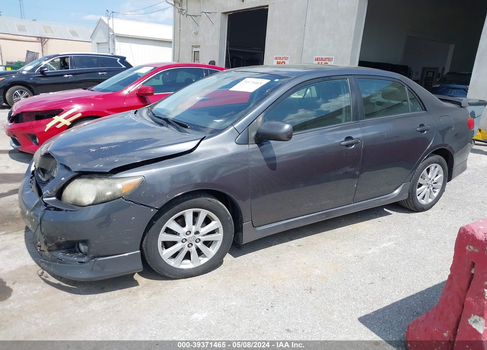 2009 TOYOTA COROLLA S VIN: 2T1BU40E89C052575