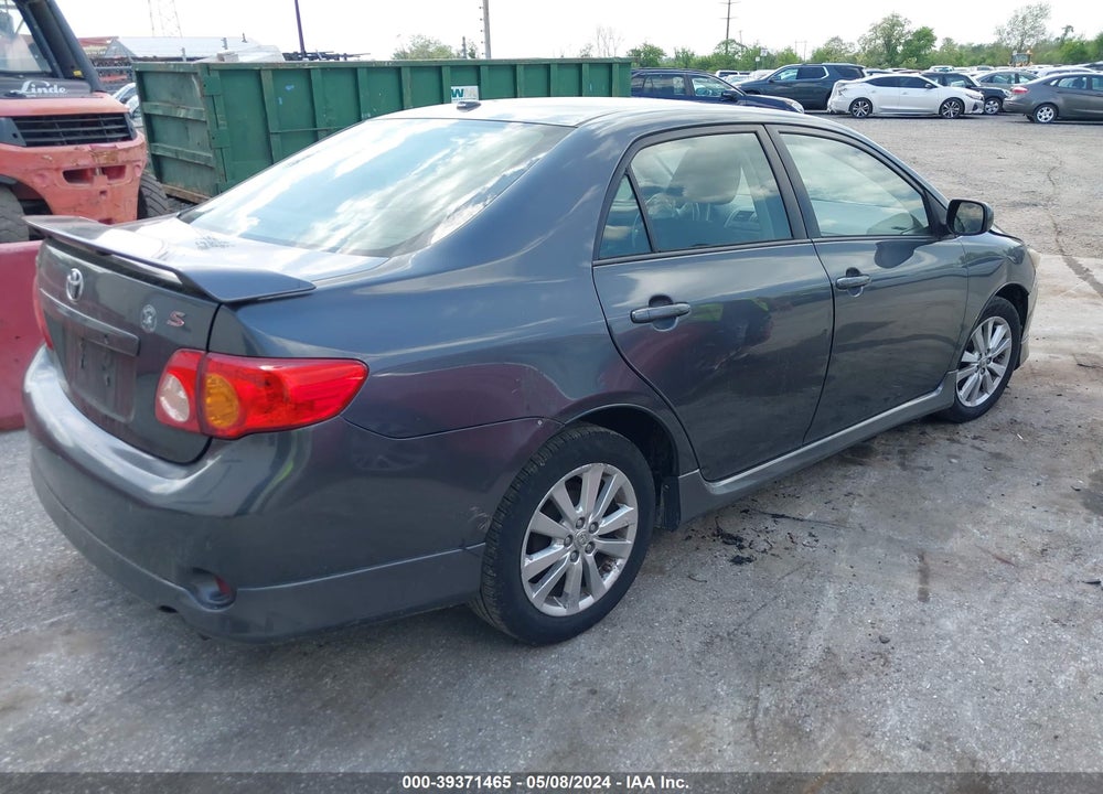 2009 TOYOTA COROLLA S VIN: 2T1BU40E89C052575