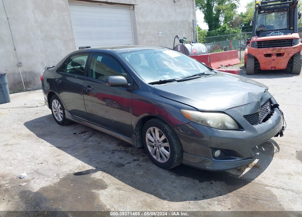 2009 TOYOTA COROLLA S VIN: 2T1BU40E89C052575