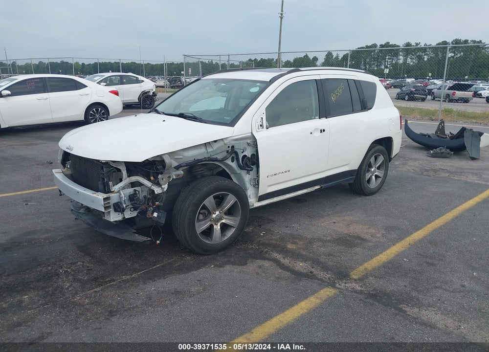 2017 JEEP COMPASS HIGH ALTITUDE FWD VIN: 1C4NJCEB3HD185681