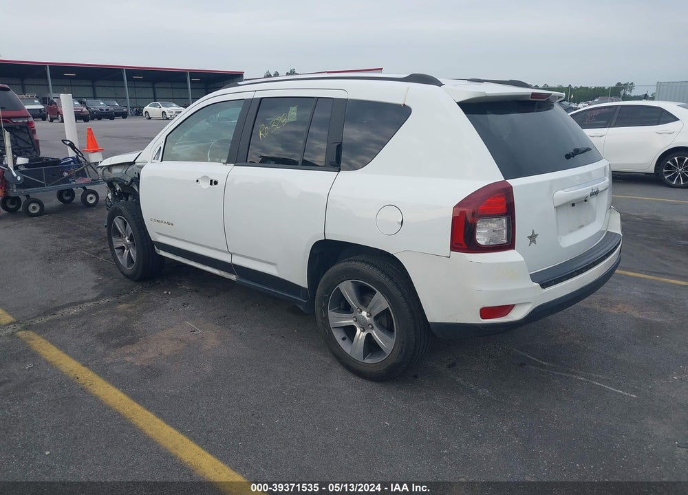 2017 JEEP COMPASS HIGH ALTITUDE FWD VIN: 1C4NJCEB3HD185681