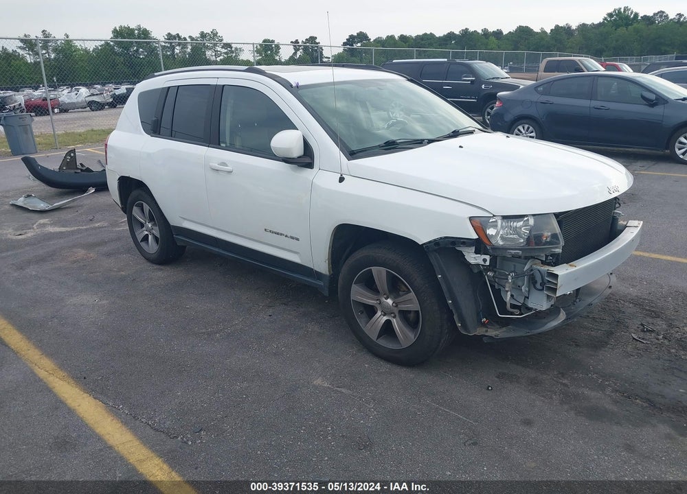 2017 JEEP COMPASS HIGH ALTITUDE FWD VIN: 1C4NJCEB3HD185681