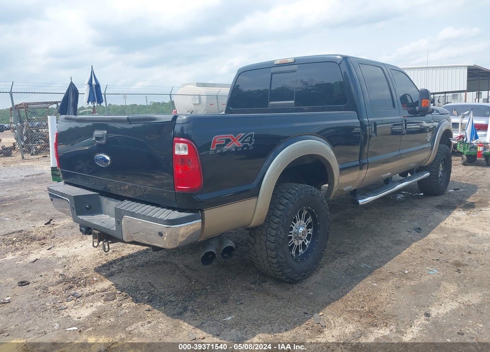 2012 FORD F-250 LARIAT VIN: 1FT7W2BTXCEA87056