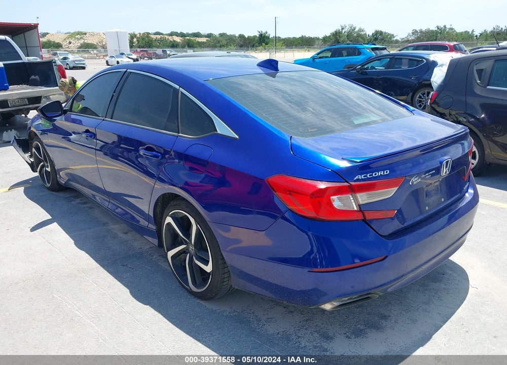 2018 HONDA ACCORD SPORT VIN: 1HGCV1F32JA234496