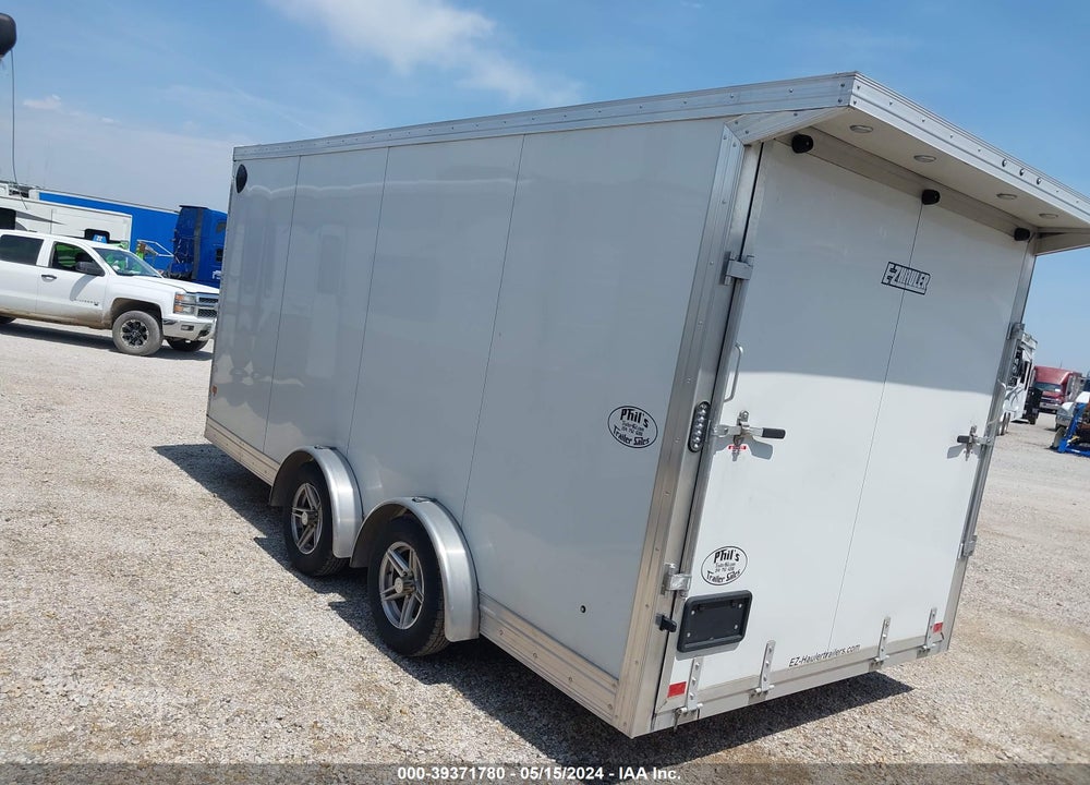 2022 EZ HAULER ENCLOSED CARGO TRAIL VIN: 5WFBE1623NT000162