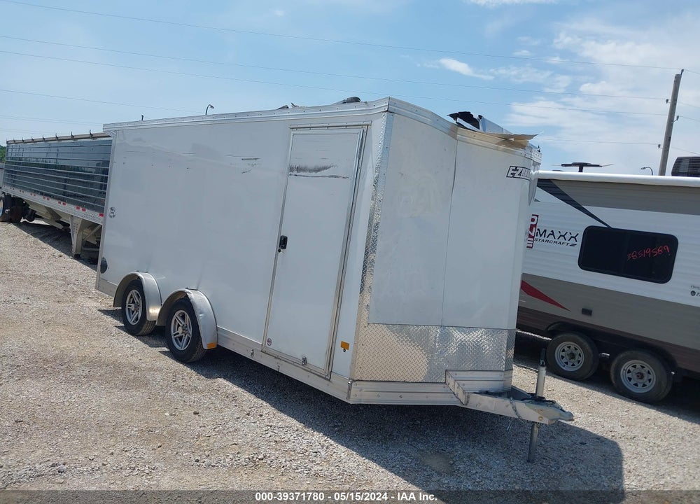 2022 EZ HAULER ENCLOSED CARGO TRAIL VIN: 5WFBE1623NT000162