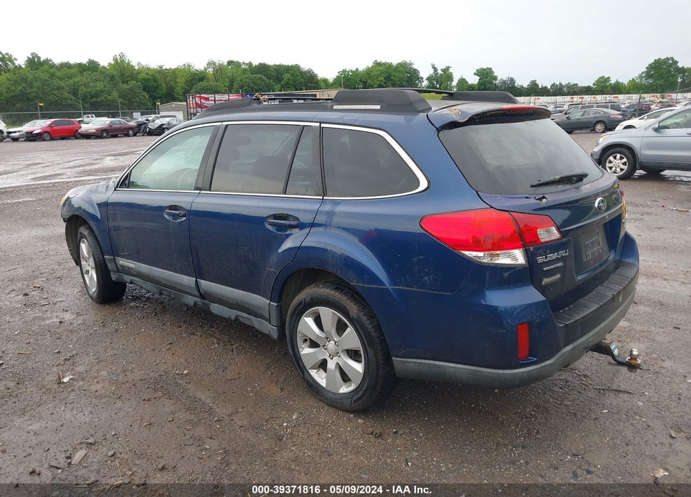 2011 SUBARU OUTBACK 2.5I PREMIUM VIN: 4S4BRBCC9B3330605