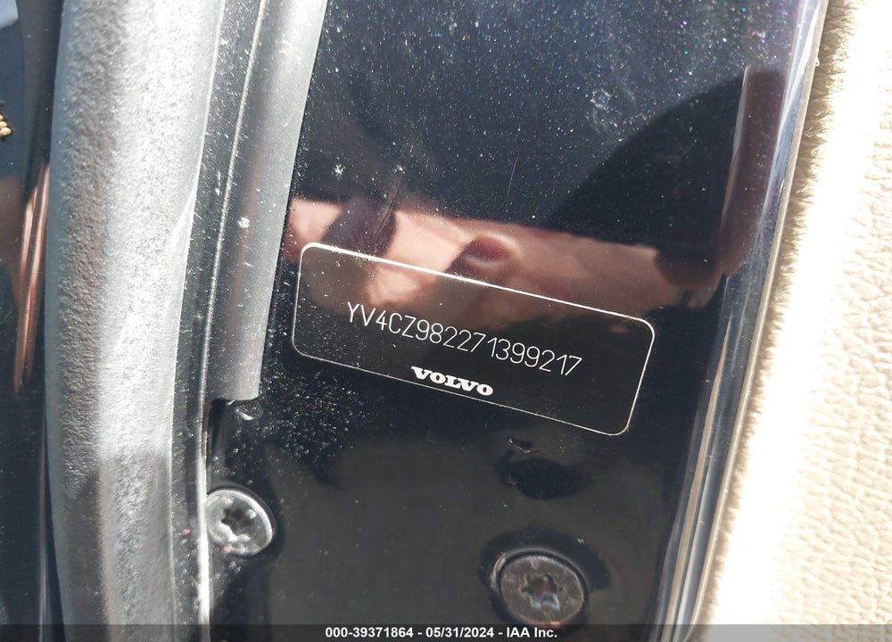 2007 VOLVO XC90 3.2 VIN: YV4CZ982271399217