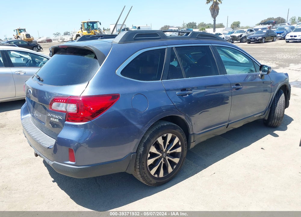 2015 SUBARU OUTBACK 2.5I LIMITED VIN: 4S4BSANC9F3249797