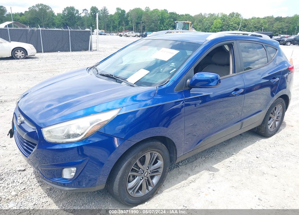 2014 HYUNDAI TUCSON SE VIN: KM8JU3AG6EU824120