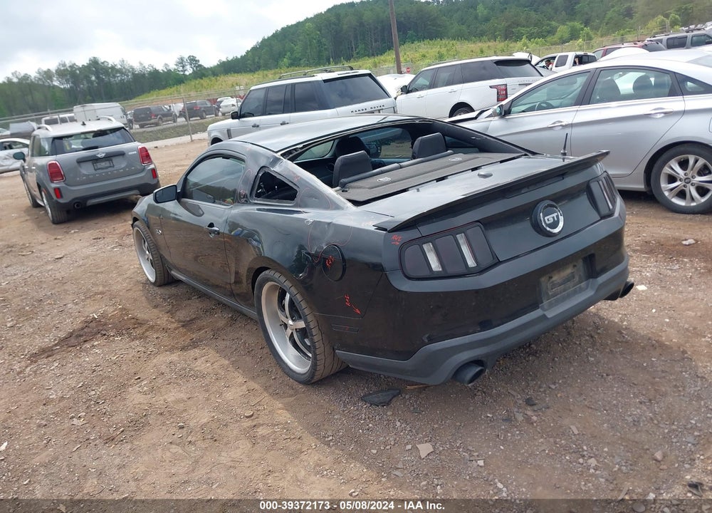 2012 FORD MUSTANG GT PREMIUM VIN: 1ZVBP8CF2C5264327