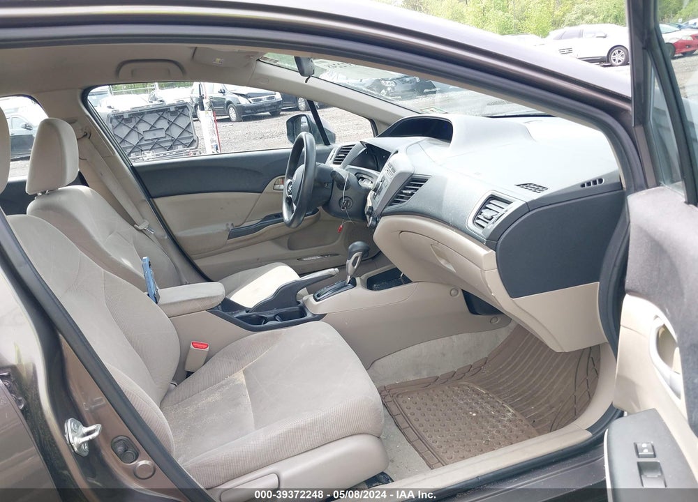 2012 HONDA CIVIC LX VIN: 19XFB2F54CE332182