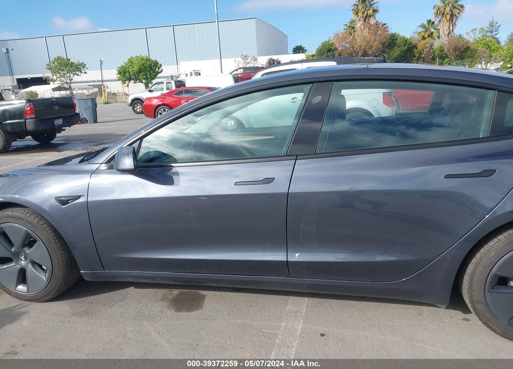 2022 TESLA MODEL 3 LONG RANGE DUAL MOTOR ALL-WHEEL DRIVE VIN: 5YJ3E1EB5NF297810