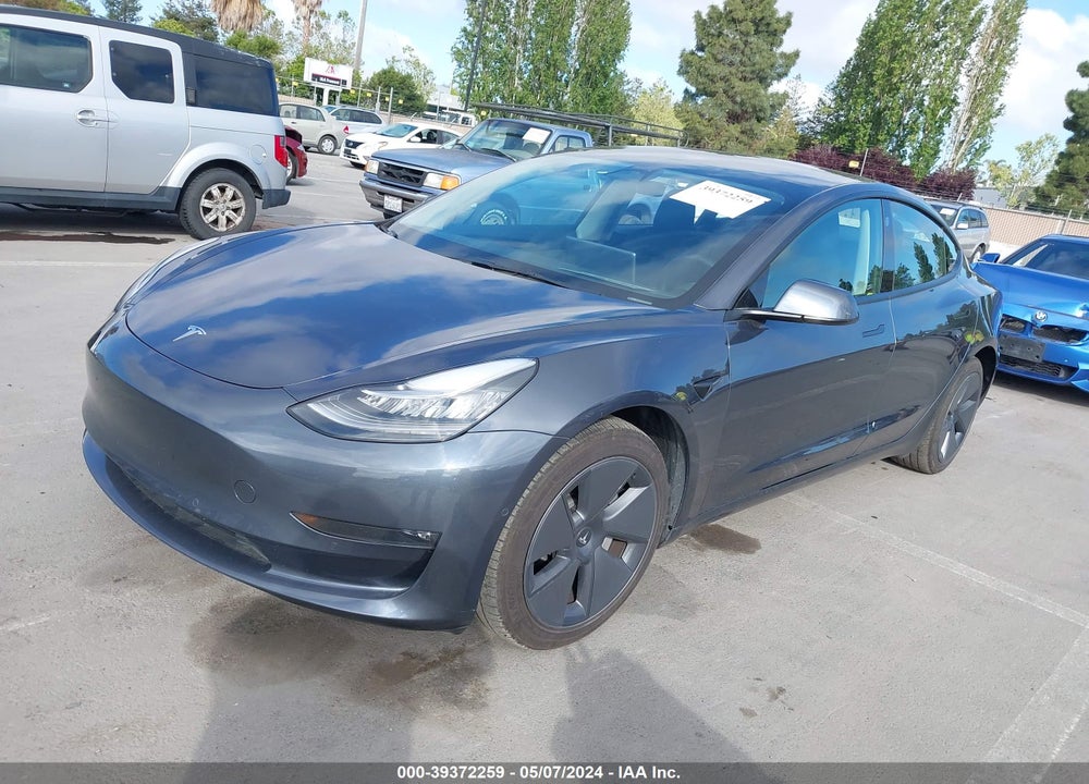 2022 TESLA MODEL 3 LONG RANGE DUAL MOTOR ALL-WHEEL DRIVE VIN: 5YJ3E1EB5NF297810