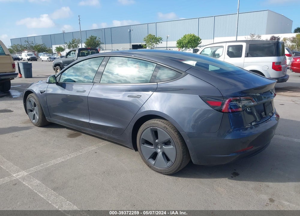 2022 TESLA MODEL 3 LONG RANGE DUAL MOTOR ALL-WHEEL DRIVE VIN: 5YJ3E1EB5NF297810