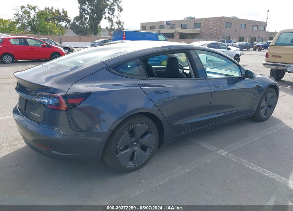 2022 TESLA MODEL 3 LONG RANGE DUAL MOTOR ALL-WHEEL DRIVE VIN: 5YJ3E1EB5NF297810