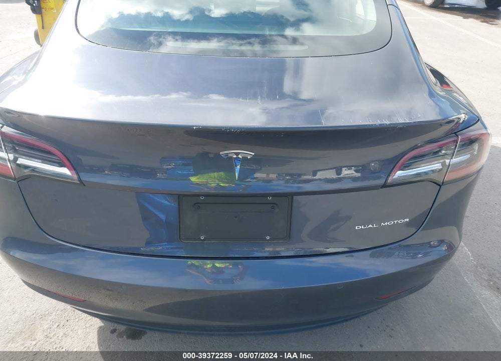 2022 TESLA MODEL 3 LONG RANGE DUAL MOTOR ALL-WHEEL DRIVE VIN: 5YJ3E1EB5NF297810