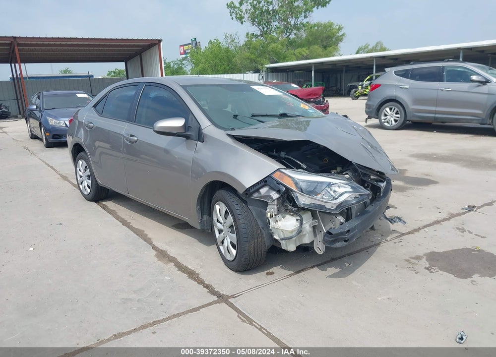 2015 TOYOTA COROLLA LE VIN: 5YFBURHE2FP301322