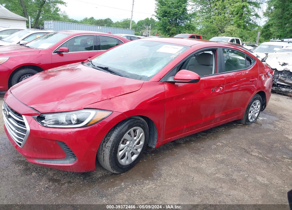 2017 HYUNDAI ELANTRA SE VIN: 5NPD74LF5HH155260