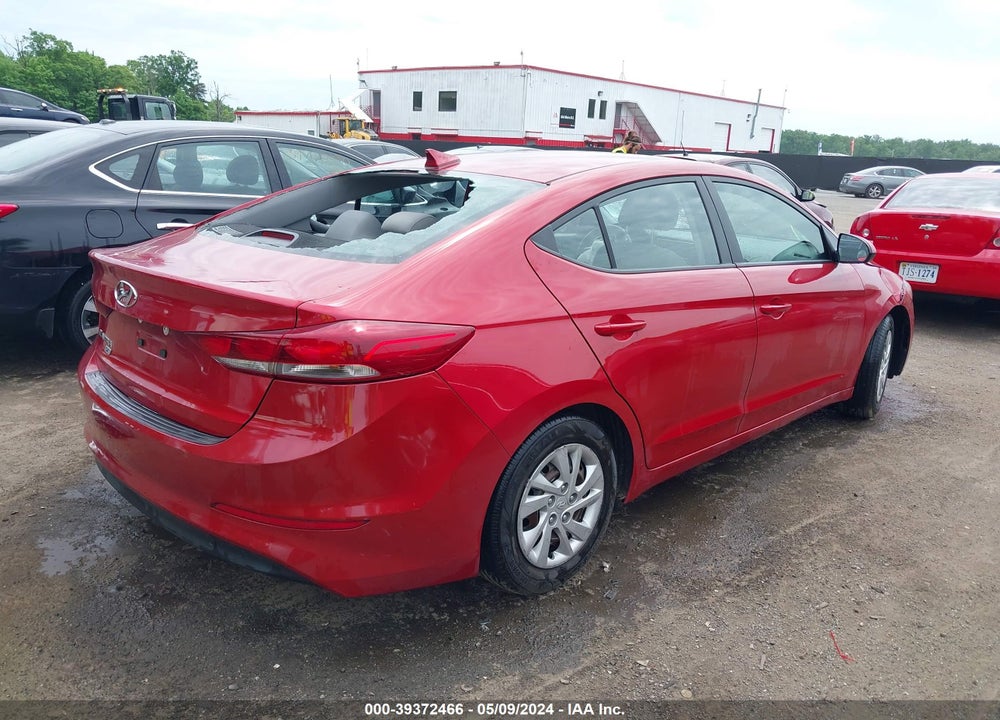 2017 HYUNDAI ELANTRA SE VIN: 5NPD74LF5HH155260