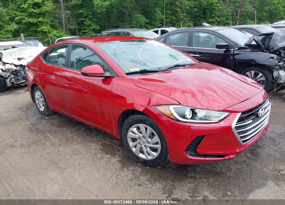 2017 HYUNDAI ELANTRA SE VIN: 5NPD74LF5HH155260