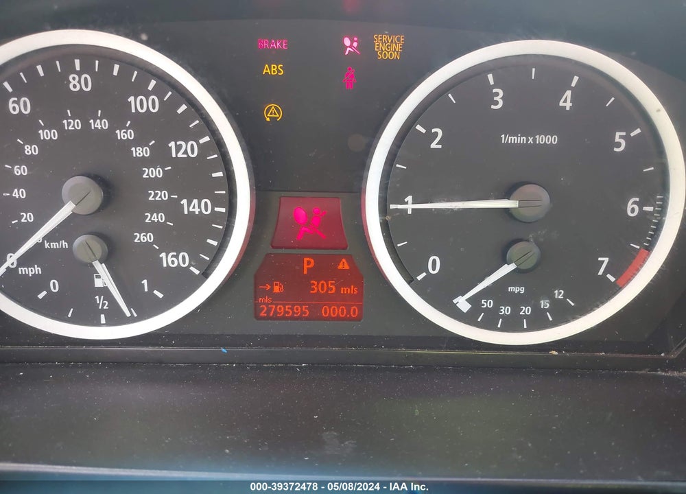 2005 BMW 530I VIN: WBANA73525CR59387