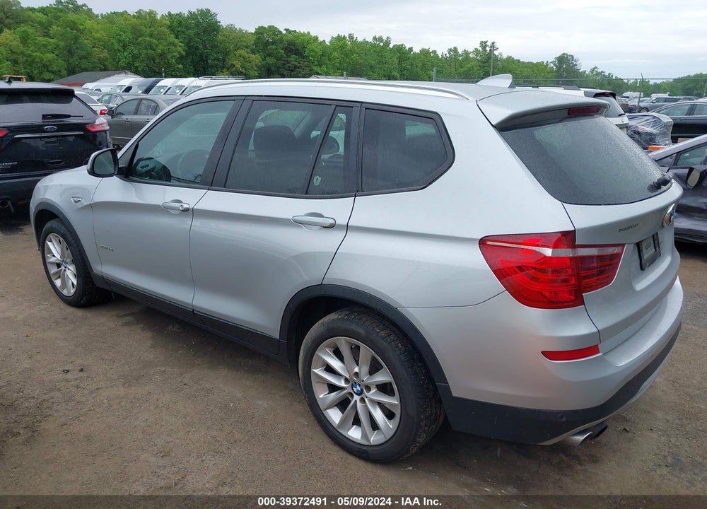 2016 BMW X3 XDRIVE28I VIN: 5UXWX9C51G0D67664