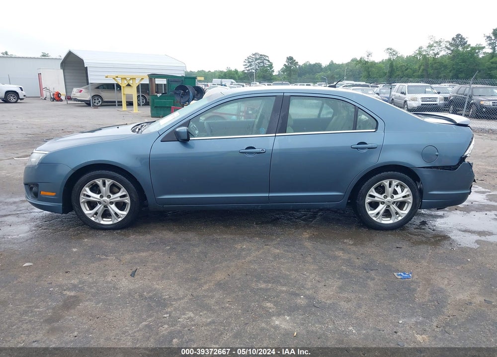2012 FORD FUSION VIN: 3FAHP0HA5CR103906
