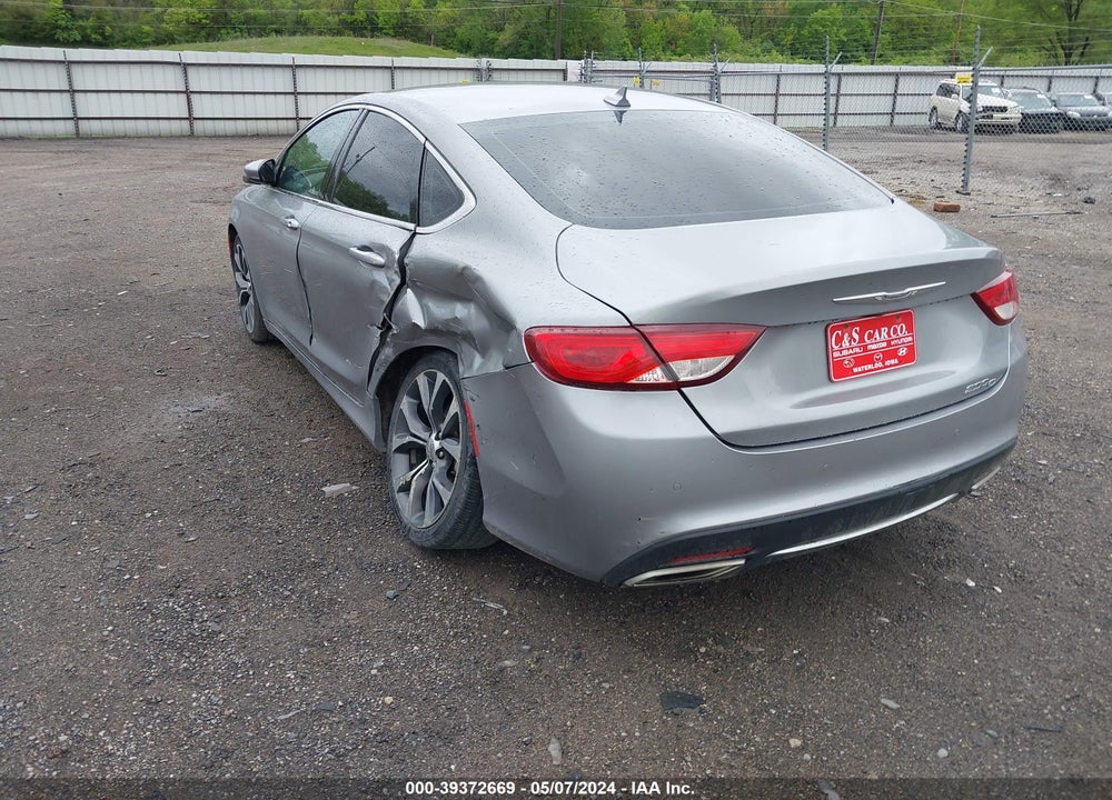 2015 CHRYSLER 200 C VIN: 1C3CCCCG8FN509767