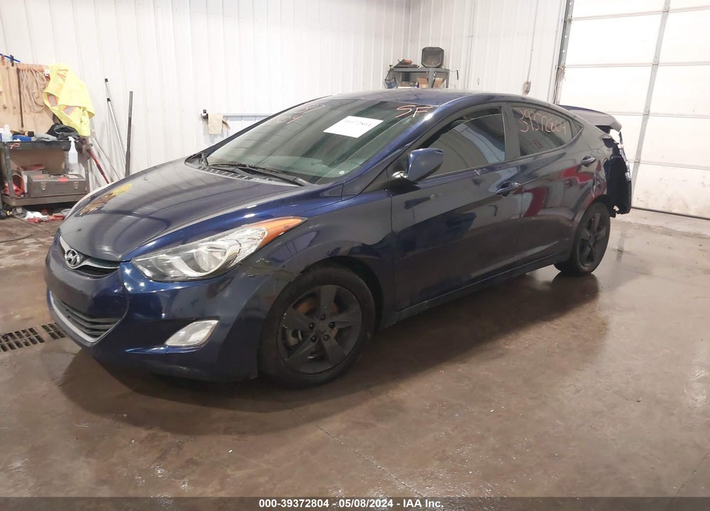 2013 HYUNDAI ELANTRA GLS VIN: 5NPDH4AE2DH351321