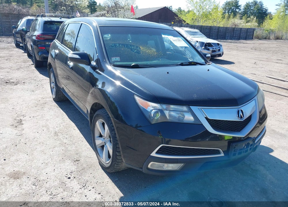 2010 ACURA MDX VIN: 2HNYD2H27AH513469