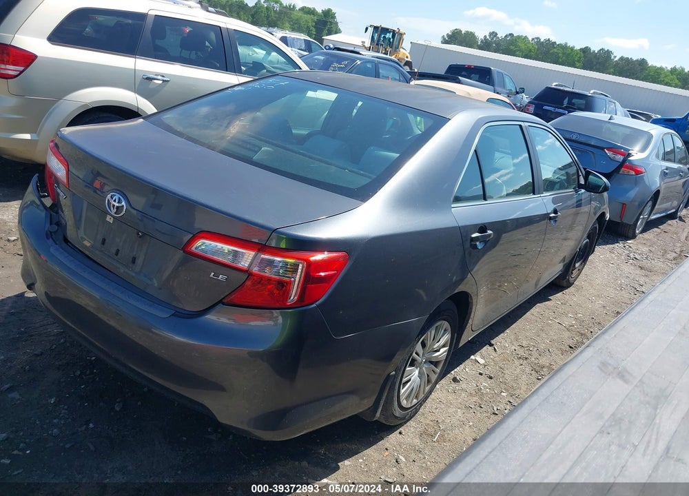 2012 TOYOTA CAMRY LE VIN: 4T1BF1FK5CU023501