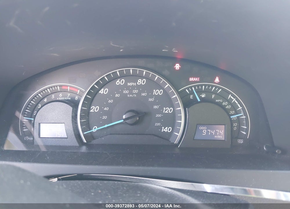 2012 TOYOTA CAMRY LE VIN: 4T1BF1FK5CU023501