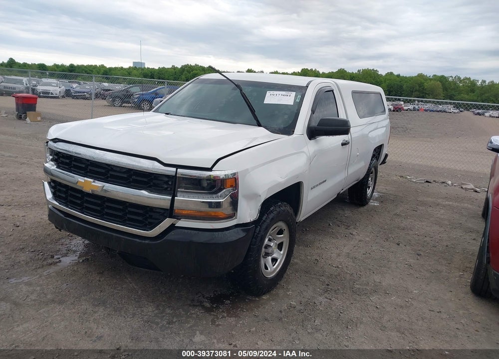 2016 CHEVROLET SILVERADO 1500 WT VIN: 1GCNCNEH7GZ345556