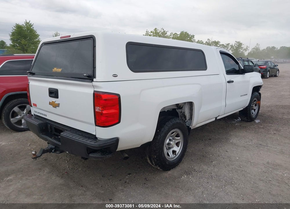 2016 CHEVROLET SILVERADO 1500 WT VIN: 1GCNCNEH7GZ345556