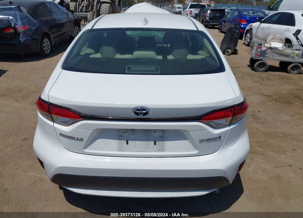 2022 TOYOTA COROLLA HYBRID LE VIN: JTDEAMDE7N3013088