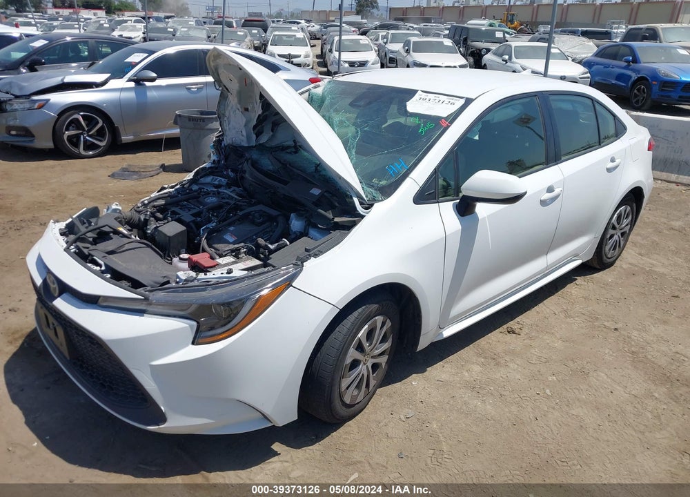 2022 TOYOTA COROLLA HYBRID LE VIN: JTDEAMDE7N3013088